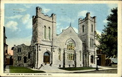 St. Paul'S M. E. Church Postcard