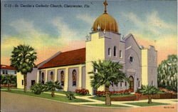 St. Cecilia'S Catholic Church Clearwater, FL Postcard Postcard