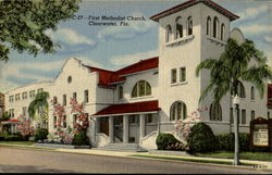 First Methodist Church Postcard