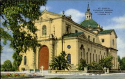 St. Paul'S Catholic Church Daytona Beach, FL Postcard Postcard