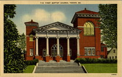 First Bapist Church Postcard