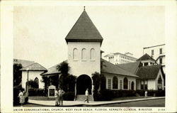 Union Congregational Church West Palm Beach, FL Postcard Postcard