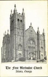 The First Methodist Church Postcard