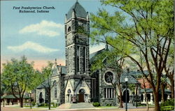 First Presbyterian Church Richmond, IN Postcard Postcard