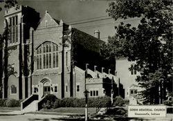 Gobin Memorial Church Greencastle, IN Postcard Postcard