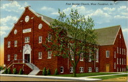 First Baptist Church West Frankfort, IL Postcard Postcard