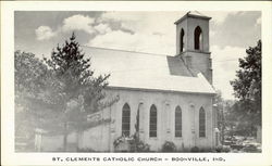 St. Clements Catholic Church Boonville, IN Postcard Postcard