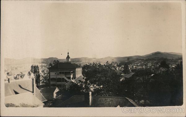 Looking Over Town Petaluma California