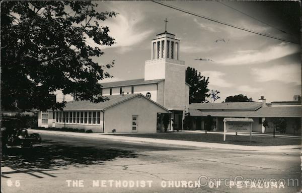 View of Methodist Church Petaluma California
