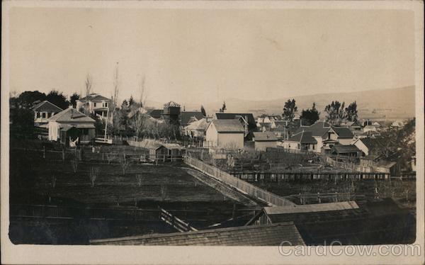 View of Town Petaluma California