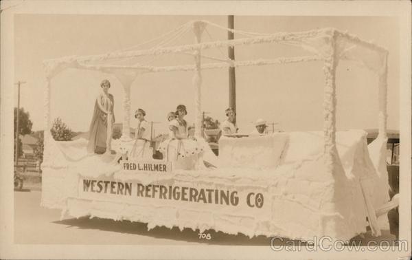 Western Refrigerating Co Parade Float Petaluma California