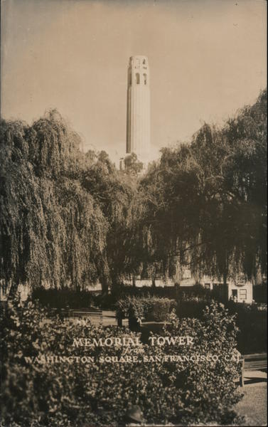 Memorial Tower, Washington Square San Francisco California