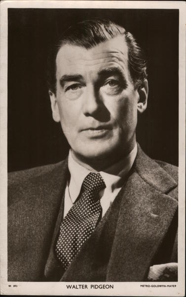 Walter Pidgeon Actors