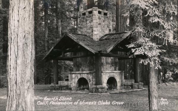 Hearth Stone Calif. Federation of Women's Clubs Grove Weott California