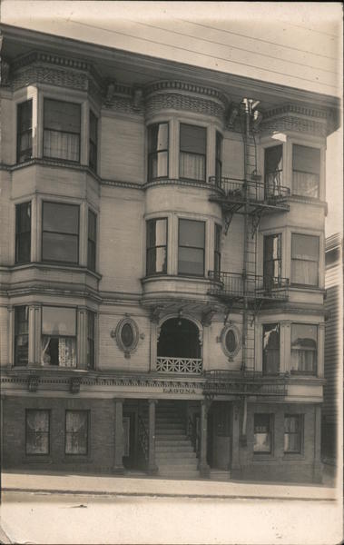 Photo of Front of 4-Story Building Laguna San Francisco California