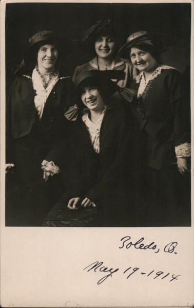 Portrait of Four Women Toledo Ohio