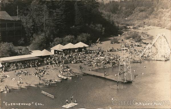 Beach Scene Guernewood California M.A. Lark Foto