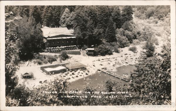 Tavern and Beach on the Russian River Guernewood Park California