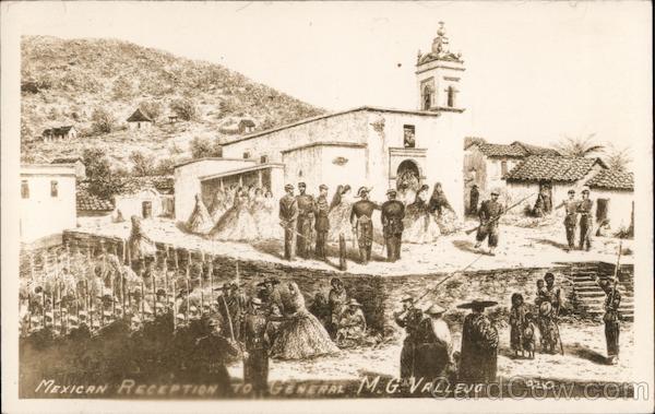 Mexican reception to General M.G. Vallejo Military