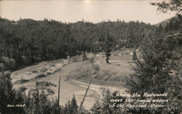 Where the Redwoods Meet the Limpid Waters of the Russian River California