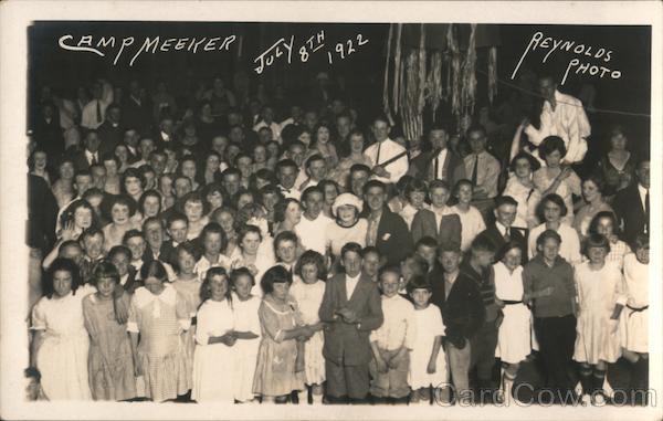 Large Group of Children at Camp Meeker California