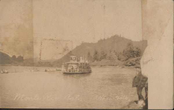 River Scene Monte Rio California Rhea Foto