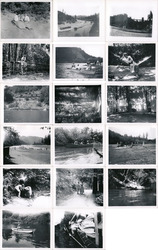 Lot of 17: Russian River Snapshots Guerneville,Monte Rio,Bohemian Grove Original Photograph