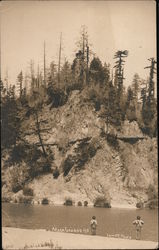 Mesa Grande, Two Boys on the River Postcard