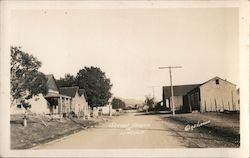 Street Scene at Lincoln Postcard