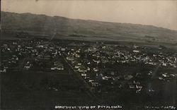 Bird's eye view of Petaluma Postcard