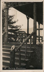 Camp Vacation Lodge Postcard