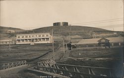 Photo of town, Cement Postcard