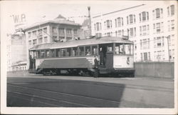 Streetcar on streets of San Francisco Postcard