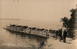 Ferry at Requa, on the Redwood Highway Postcard