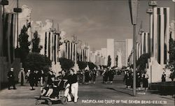 Pacifica and Court of the Seven Seas Postcard