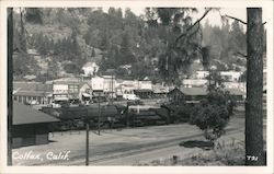 Railroad Depot Postcard