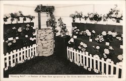 "Wishing Well" - A Feature of Rose Show Sponsored by the First National Bank Postcard