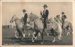 Fiesta, Men on Horses Postcard