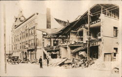 Pythian Bldg & Van Ness Hotel, Earthquake Postcard