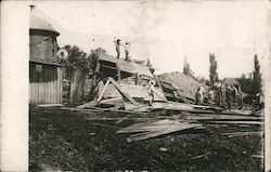 Cuthberke Building After the Cyclone Postcard