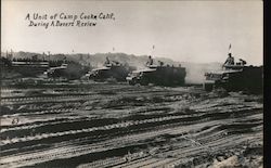 A Unit During a Desert Review Camp Cooke, CA Postcard Postcard Postcard