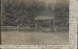 Guerveville Park Entrance Postcard
