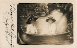 Carnival Photo of Two Women Postcard
