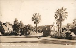 Entrance to Sonoma State Home Postcard