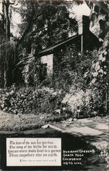 Burbank Gardens Postcard
