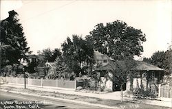 Luther Burbank Gardens Postcard