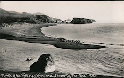 Mouth of the Russian River Jenner, CA Postcard Postcard Postcard