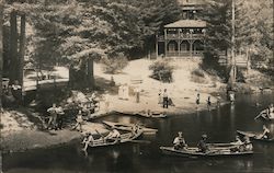 Playing on the Russian River Postcard