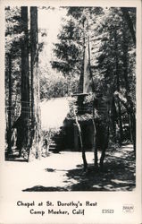 Chapel At St. Dorothy's Rest Camp Meeker Postcard