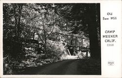 Old Saw Mill, Camp Meeker Postcard